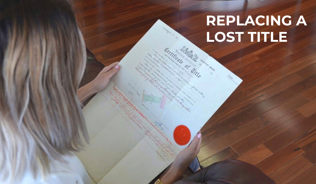 Lost Title Replacement